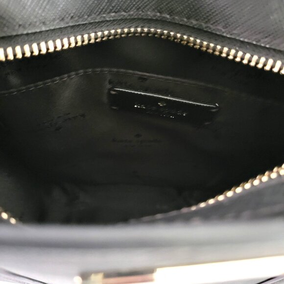 Kate Spade KI926 Kenzie Limited Saffiano PVC Small Tote Crossbody Handbag Black - Picture 7 of 7